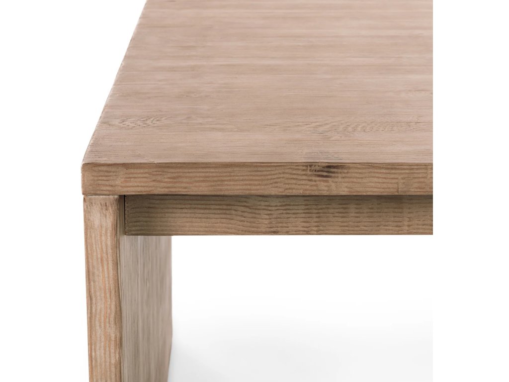 Nalani Solid Wood Rectangle Dining Table - Natural - image 3
