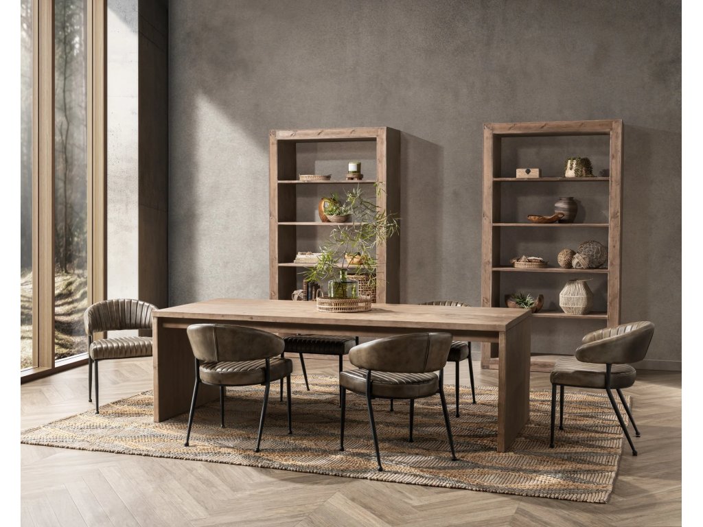 Nalani Solid Wood Rectangle Dining Table - Natural - image 4