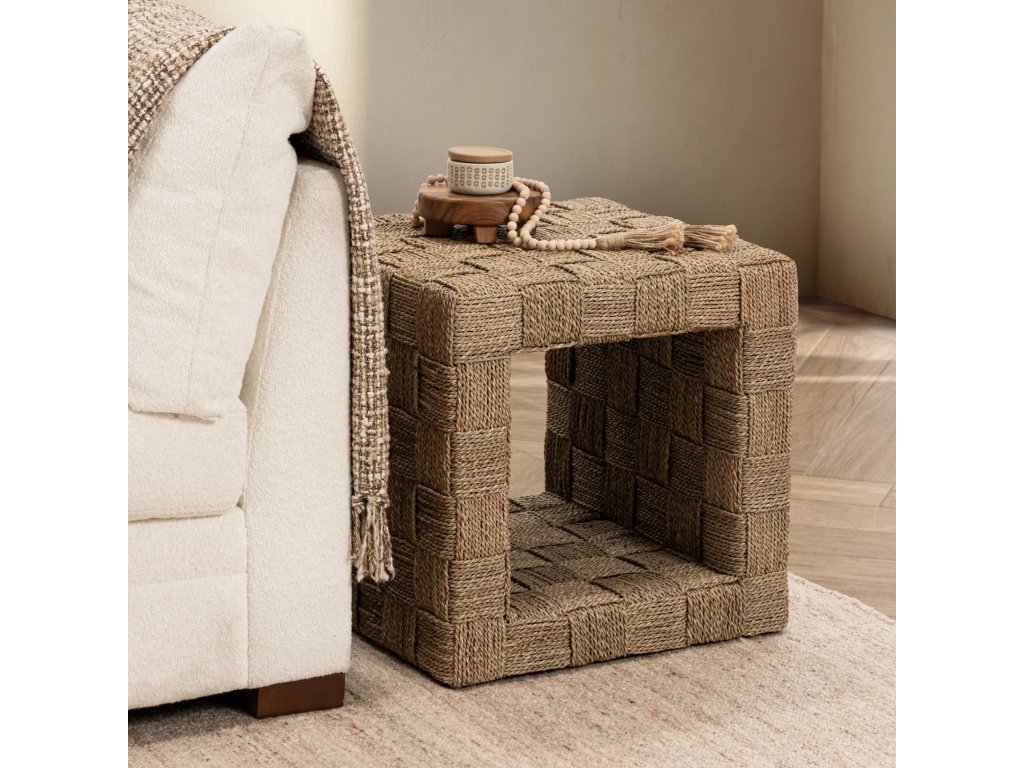 Neyla Square End Table - Natural - image 6