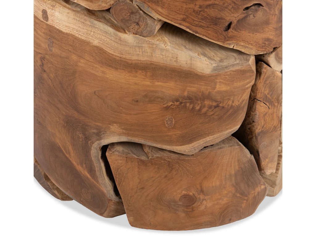 Rhea Round Accent Table - Natural - image 3