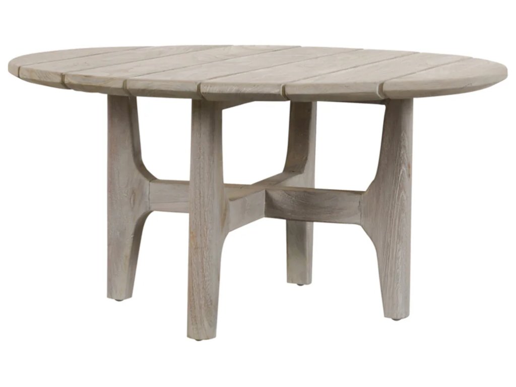 Dawn Outdoor Round Coffee Table - Gray - main image