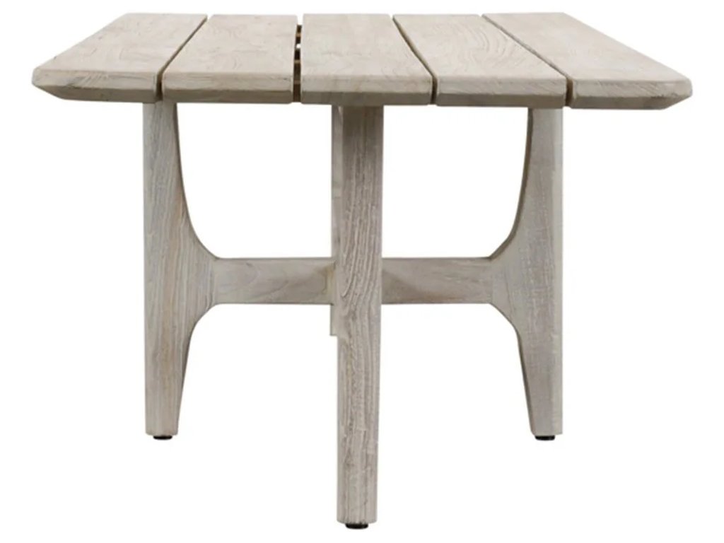 Dawn Outdoor Rectangle Coffee Table - Gray - image 2