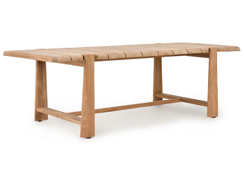 Aston Outdoor Rectangle Dining Table - Natural - image 1