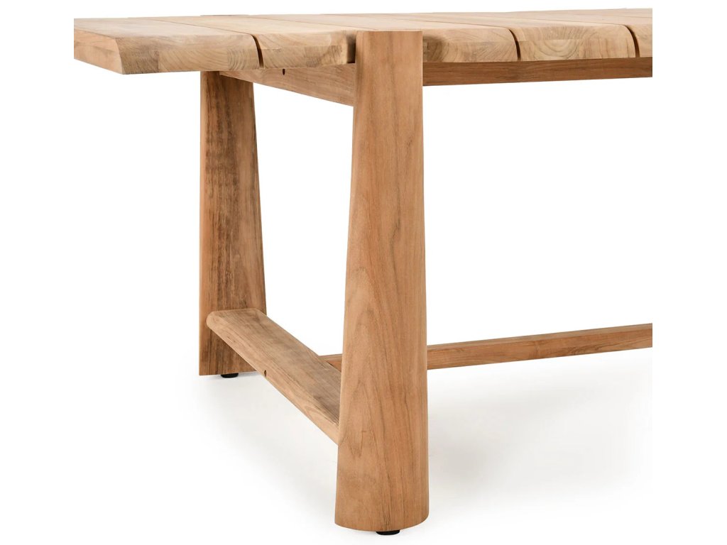 Aston Outdoor Rectangle Dining Table - Natural - image 4