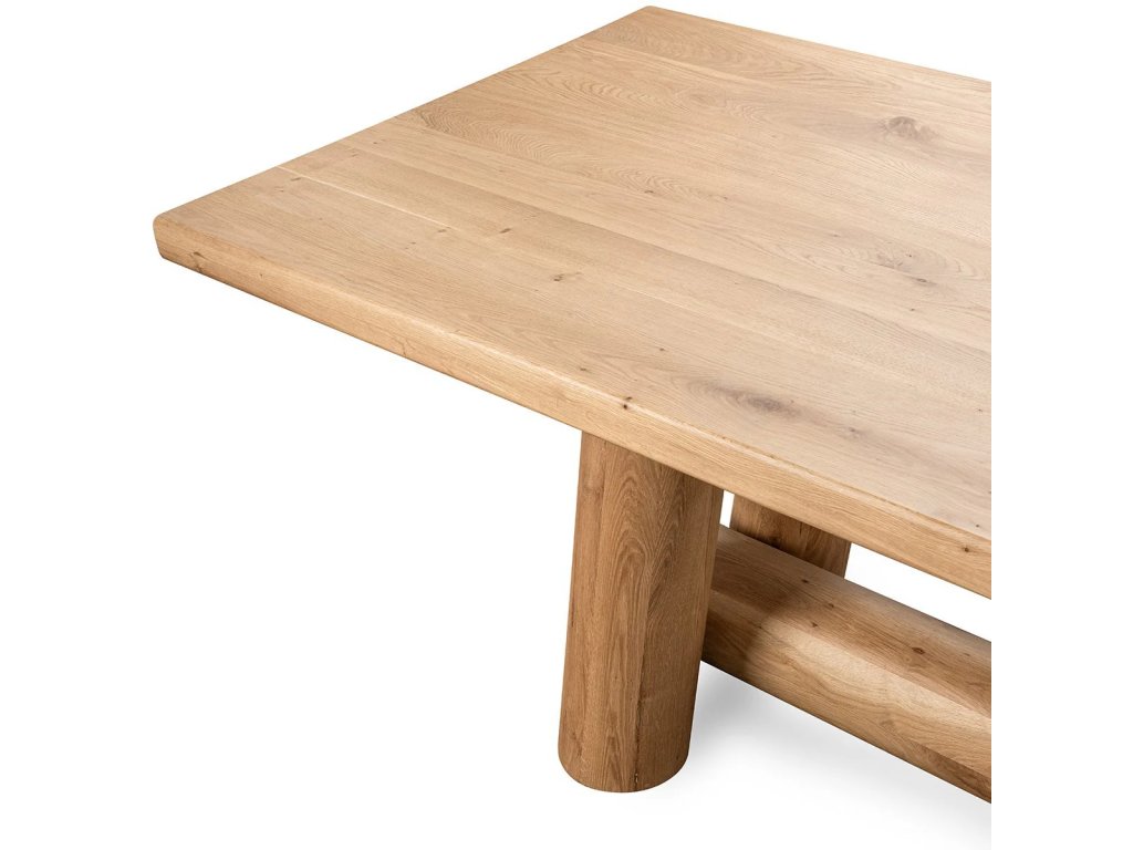 Foundation Solid Wood Rectangle Gathering Table - Light Oak - image 1