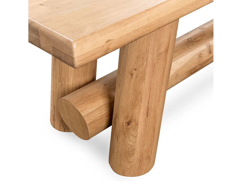 Foundation Solid Wood Rectangle Gathering Table - Light Oak - image 3