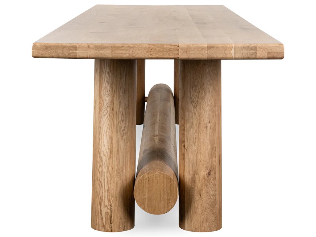 Foundation Solid Wood Rectangle Gathering Table - Light Oak - main image