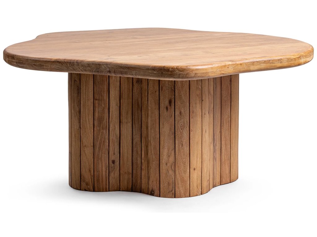 Alvaro 65" Free Form Dining Table - Golden Wheat - image 1