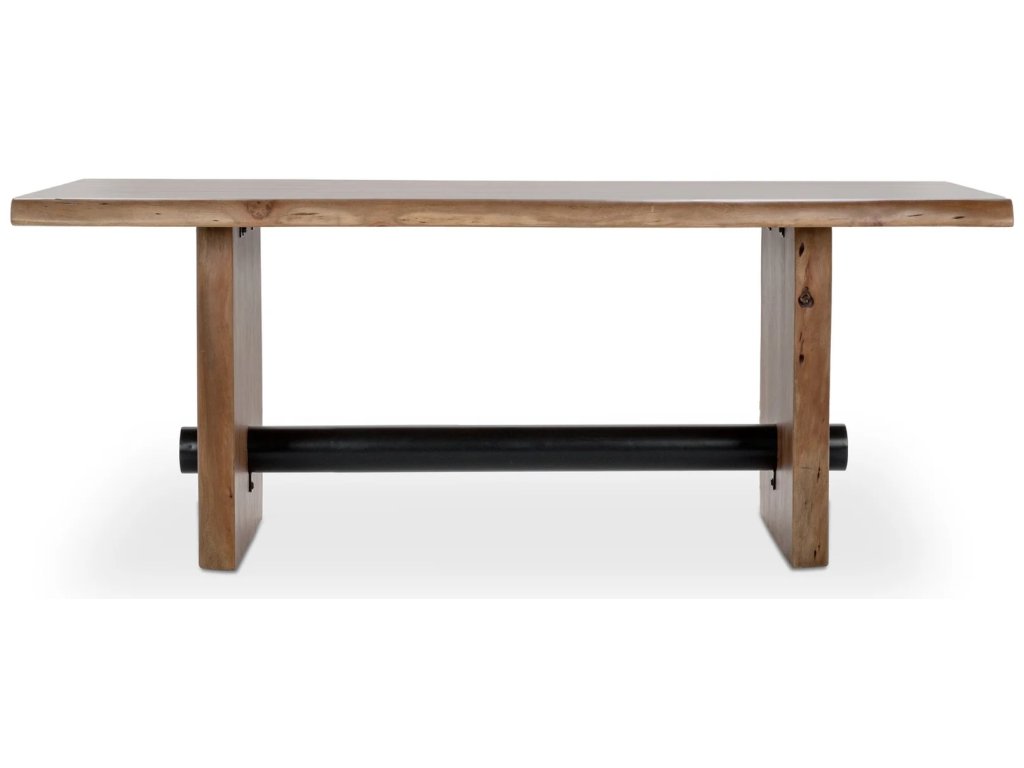 Brinton Solid Wood Rectangle Dining Table - Acorn Brown - main image