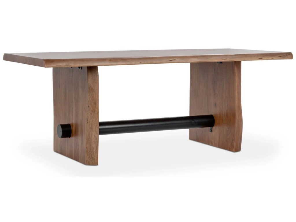 Brinton Solid Wood Rectangle Dining Table - Acorn Brown - image 1