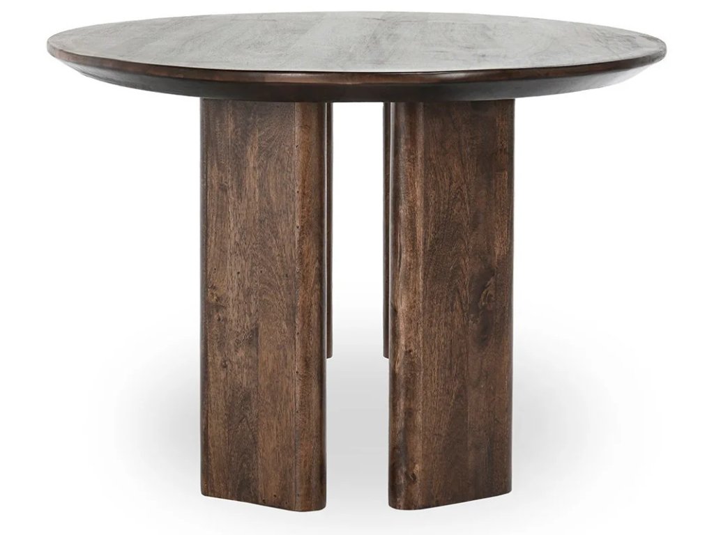 Norwood Solid Wood Oval Dining Table - Bark Brown - main image