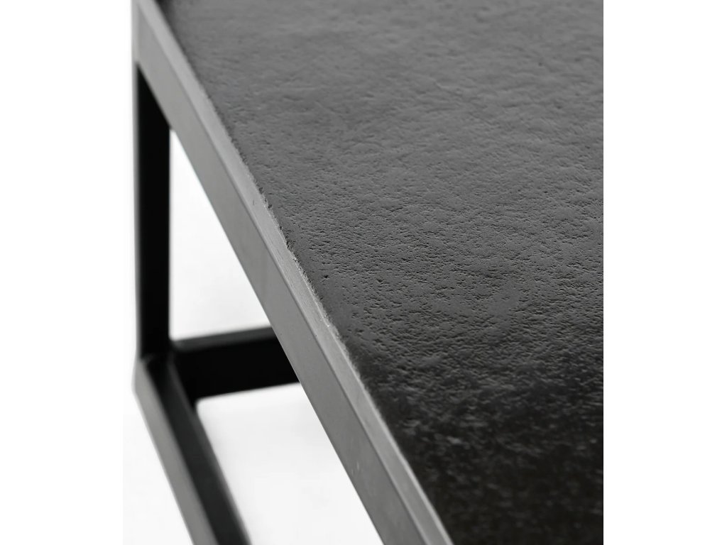 Remmy Cast Aluminum Rectangle Coffee Table - Brass Antique - image 3