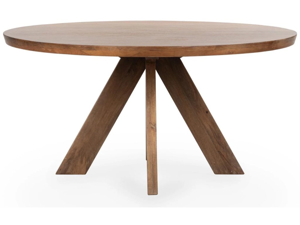 Rodrigo Round Dining Table - Hickory Brown - main image