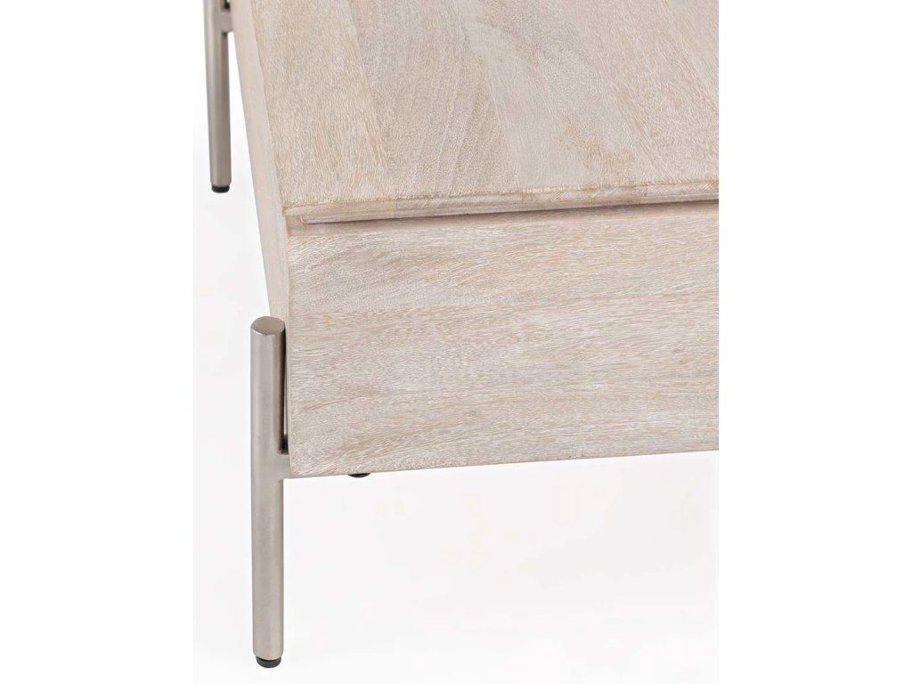 Rocklin Solid Wood Double Round Lift Top Coffee Table - White - image 4