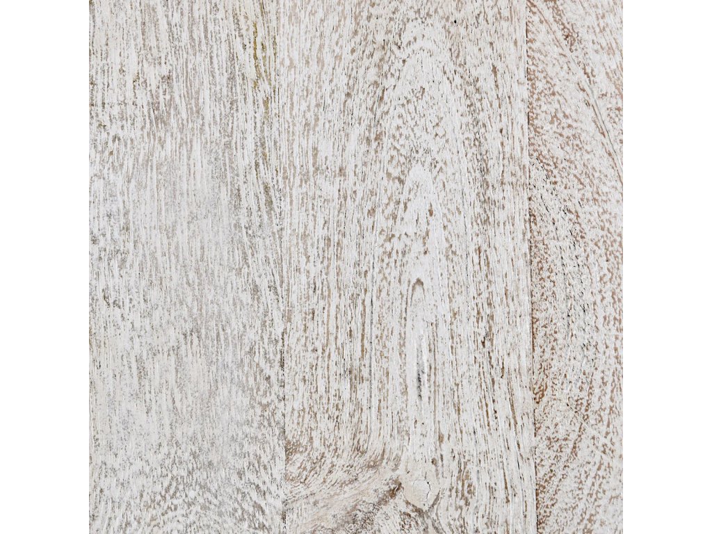 Norwood Solid Wood Round End Table - Coastal White - image 1