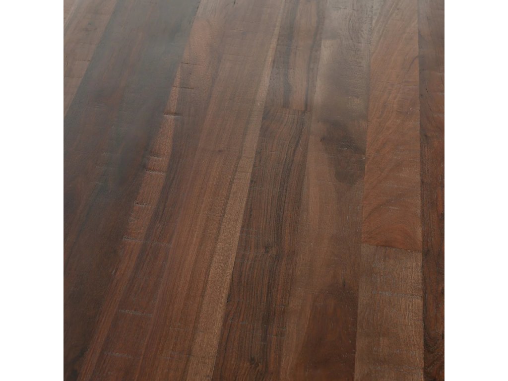 Nemi Solid Wood Rectangle Dining Table - Rustic Brown - image 2