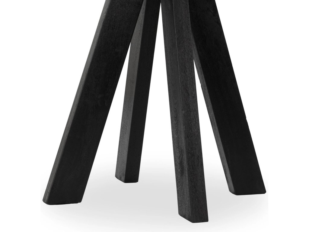 Rodrigo Solid Wood Round Counter Table - Black - image 4