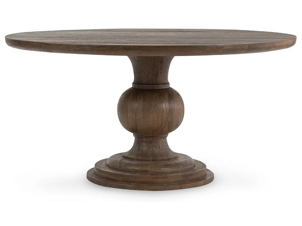 Hera Solid Wood Dining Table - Pecan Brown - 60" - main image