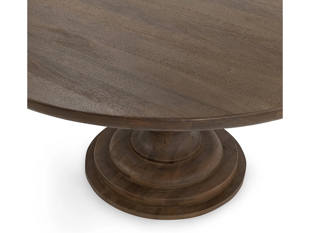 Hera Solid Wood Dining Table - Pecan Brown - 60" - image 2