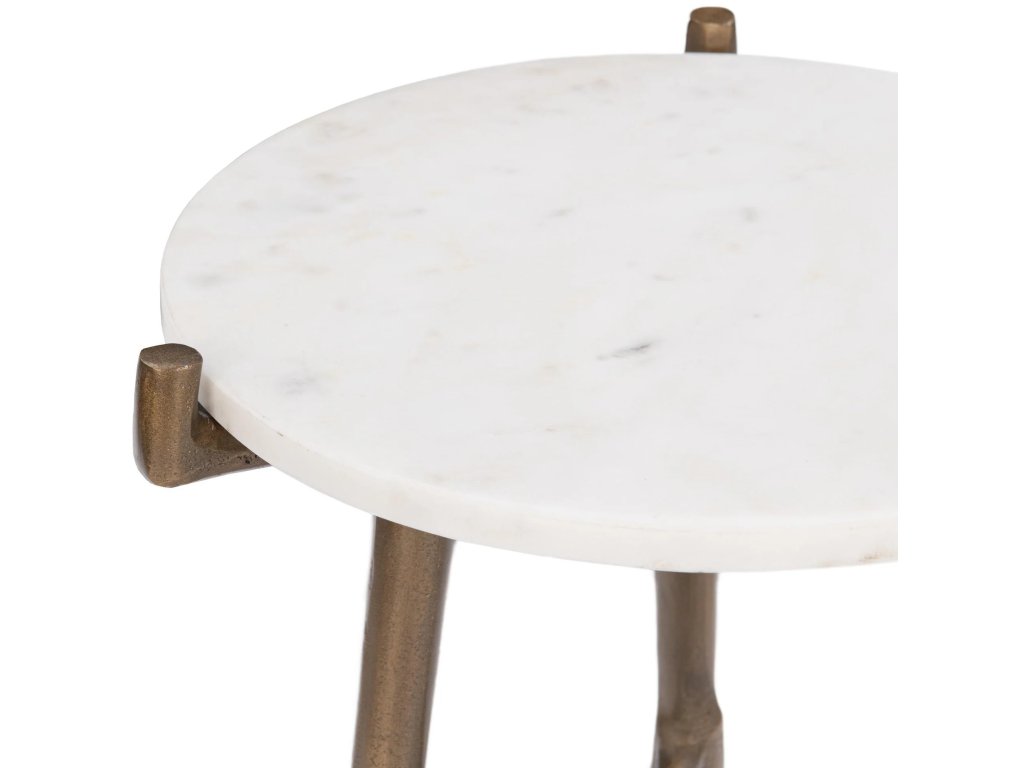 Halley Accent Table - White - image 1