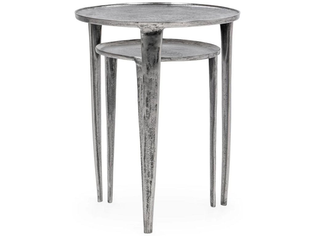 Elinor Nesting Accent Tables Set of 2 - Nickle - main image