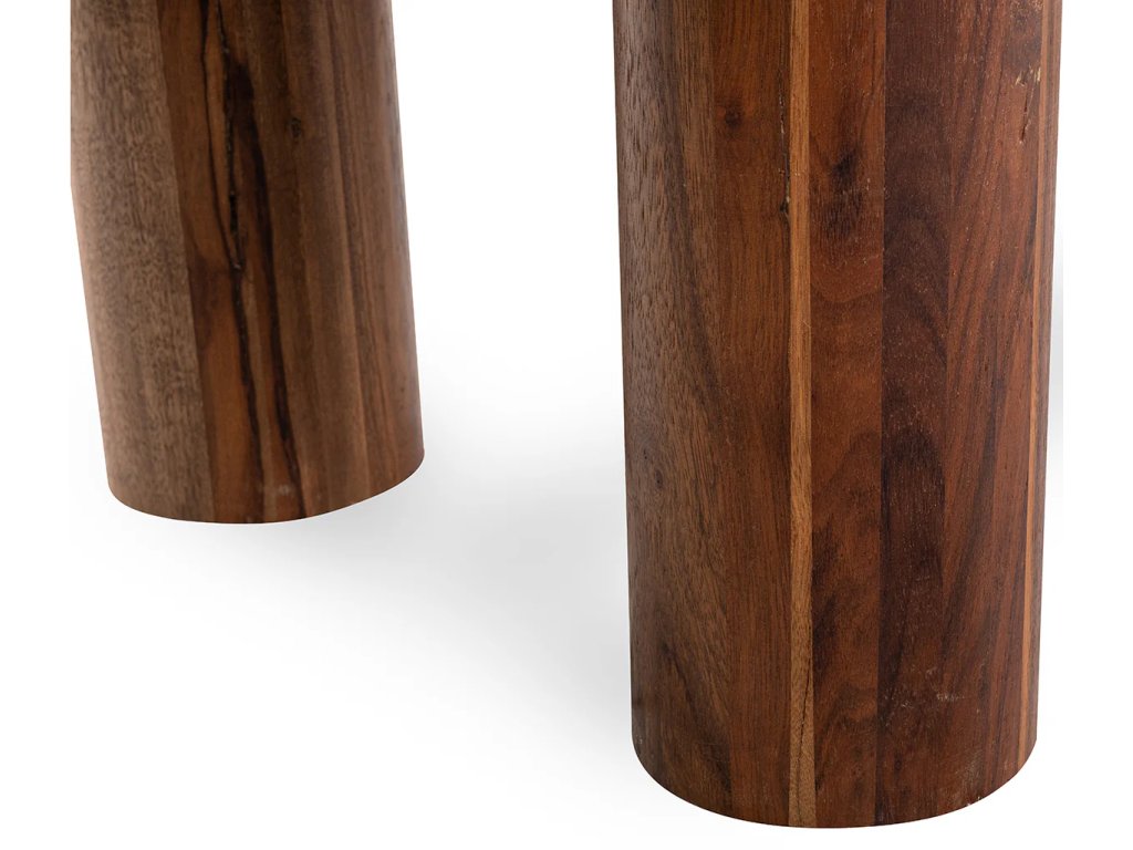 Alto Solid Wood Rectangle Coffee Table - Rustic Brown - image 4
