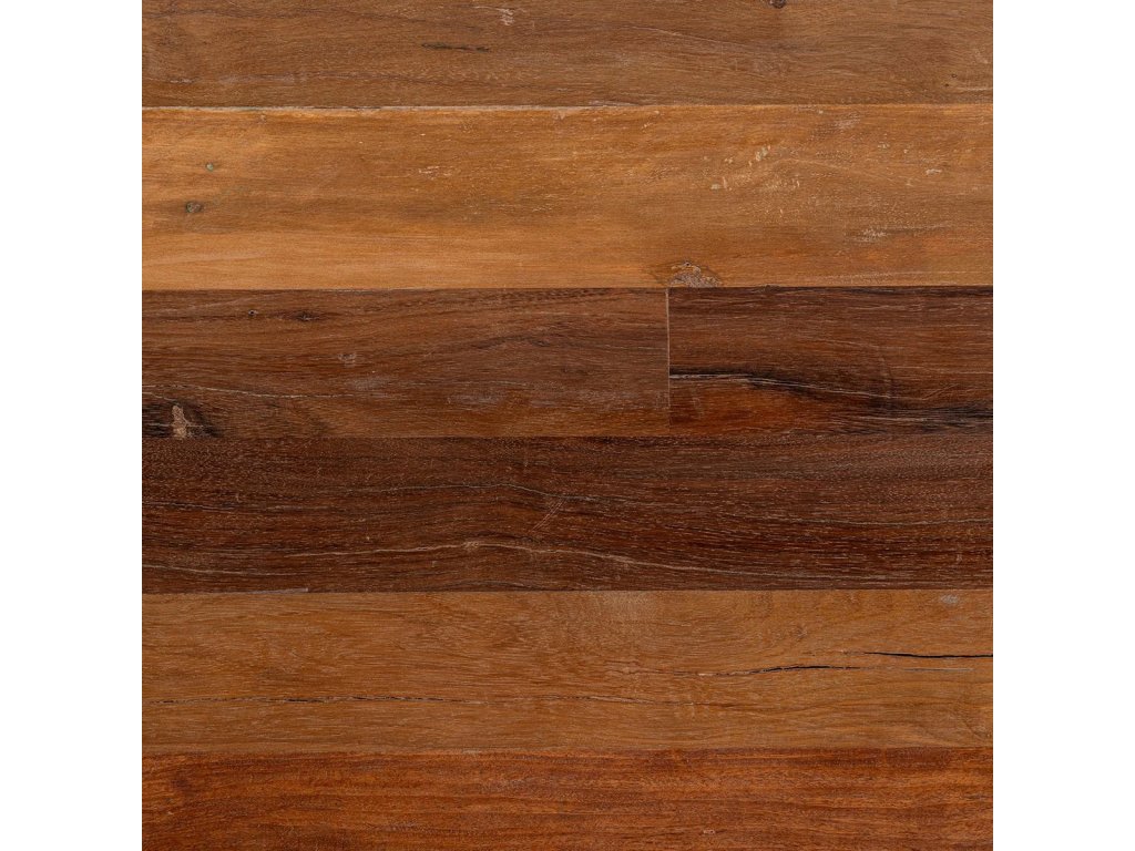 Alto Solid Wood Rectangle Coffee Table - Rustic Brown - image 5