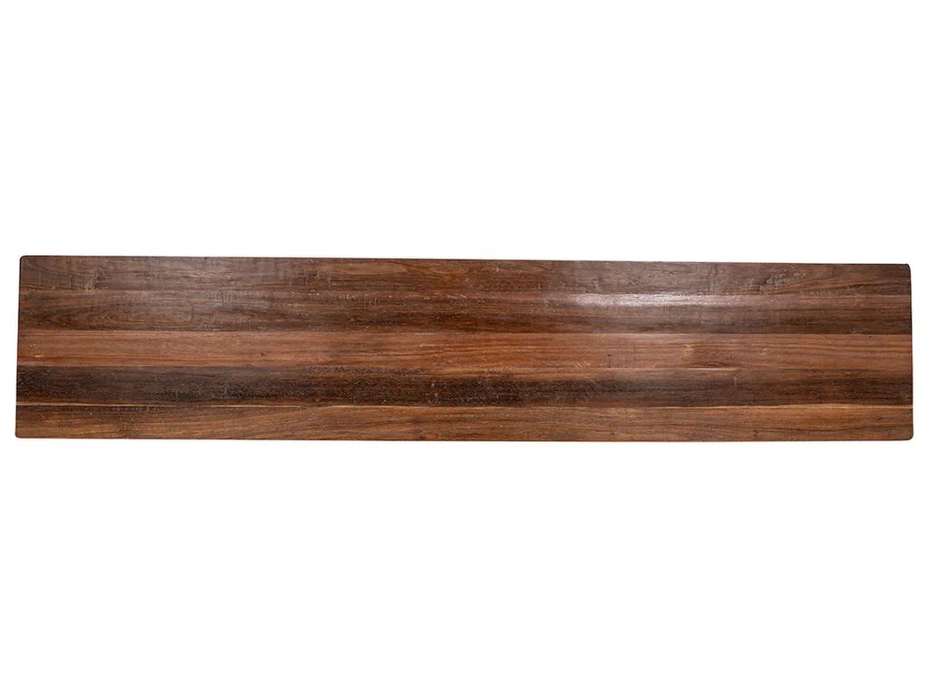 Alto Solid Wood Rectangle Console Table - Rustic Brown - image 1