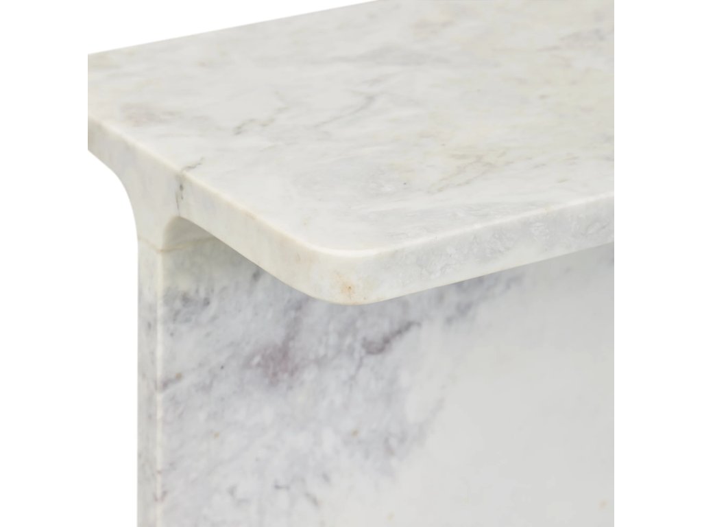 Delaney Marble Rectangle Accent Table - image 3
