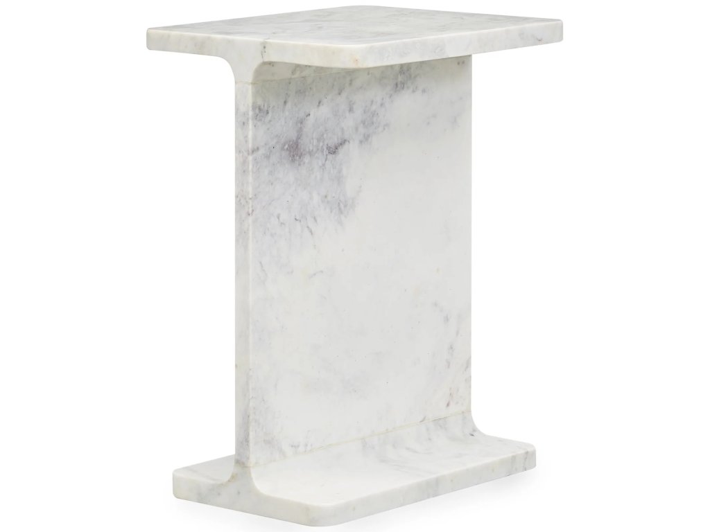 Delaney Marble Rectangle Accent Table - main image