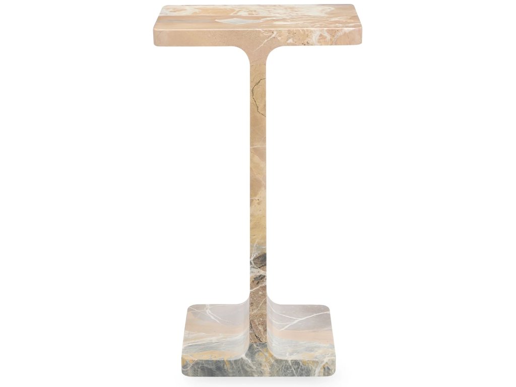 Delaney Marble Rectangle Accent Table - image 2