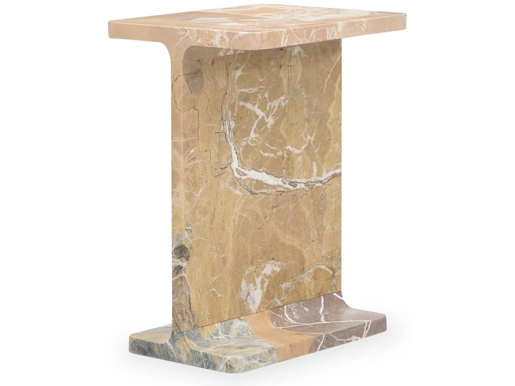 Delaney Marble Rectangle Accent Table - main image