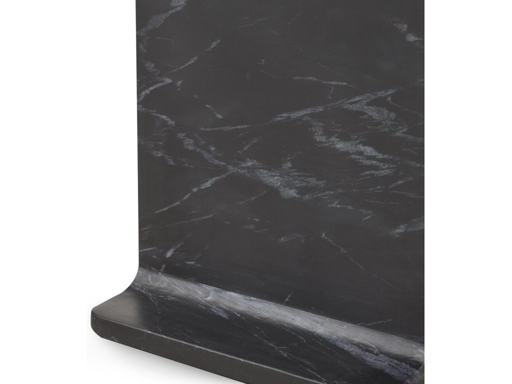 Delaney Marble Rectangle Accent Table - Onyx - image 1