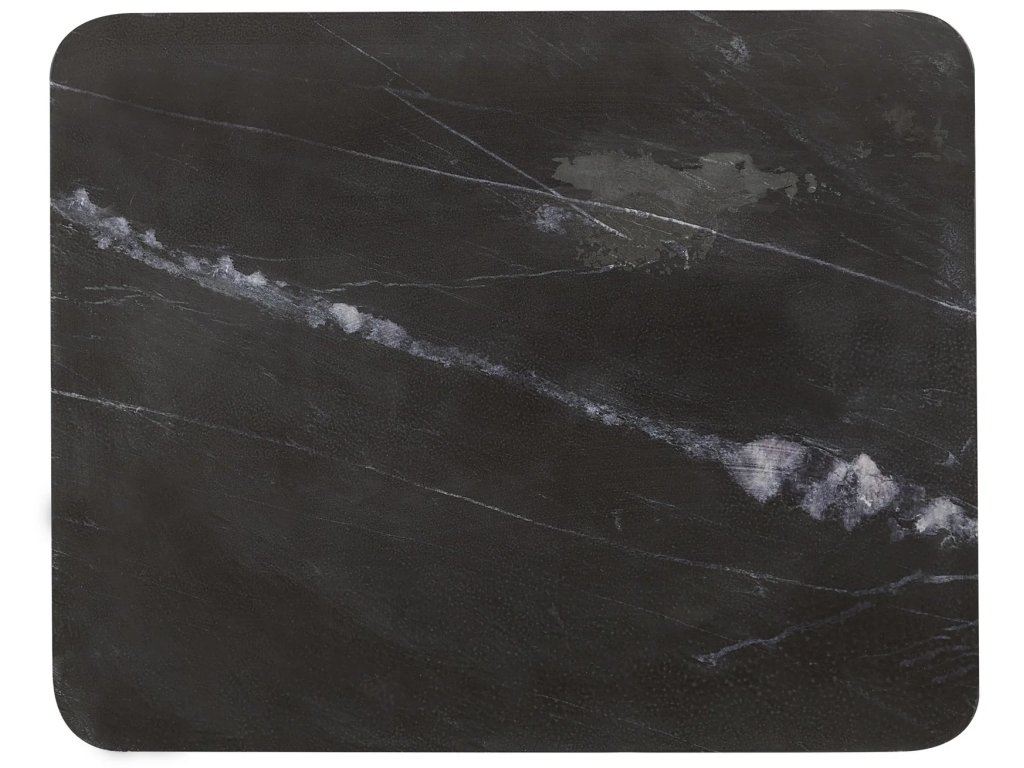 Delaney Marble Rectangle Accent Table - Onyx - image 3