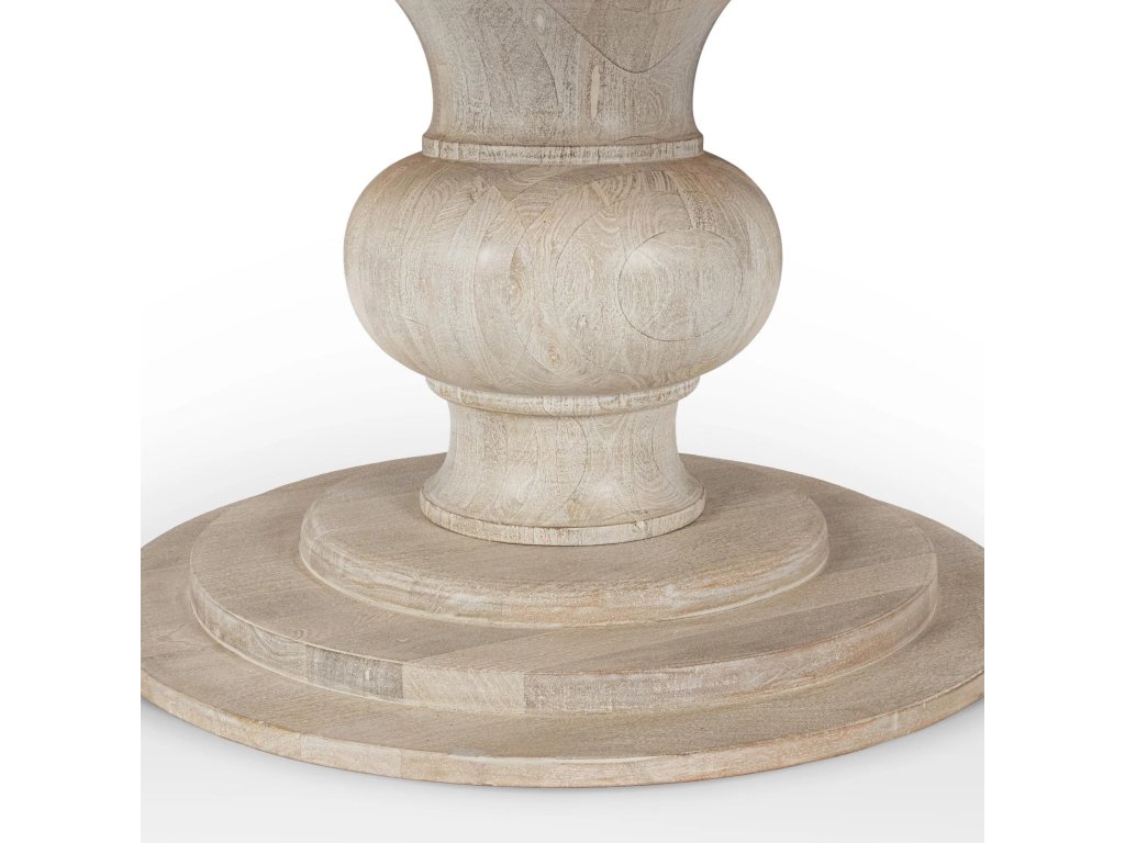 Hera Solid Wood Dining Table - Creamwood - main image