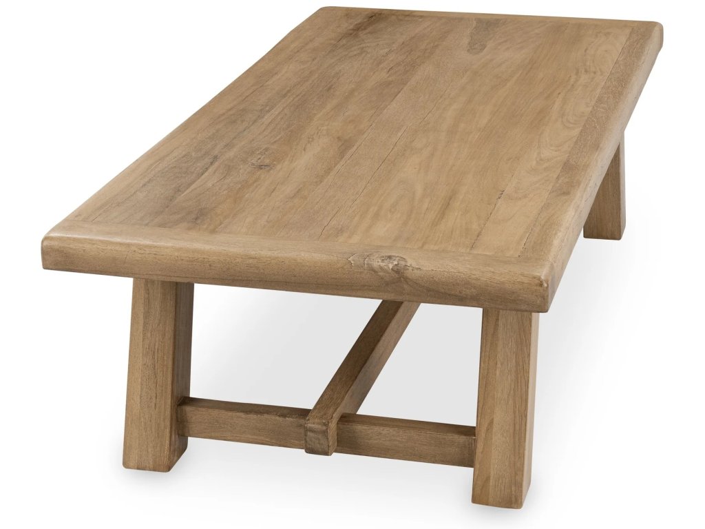 Valen Reclaimed Wood Coffee Table - Sand Washed - main image