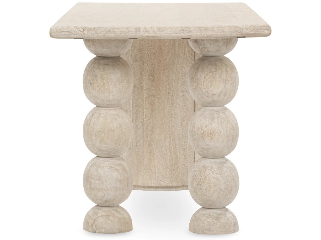 Adir Solid Wood Desk - Cream - image 2
