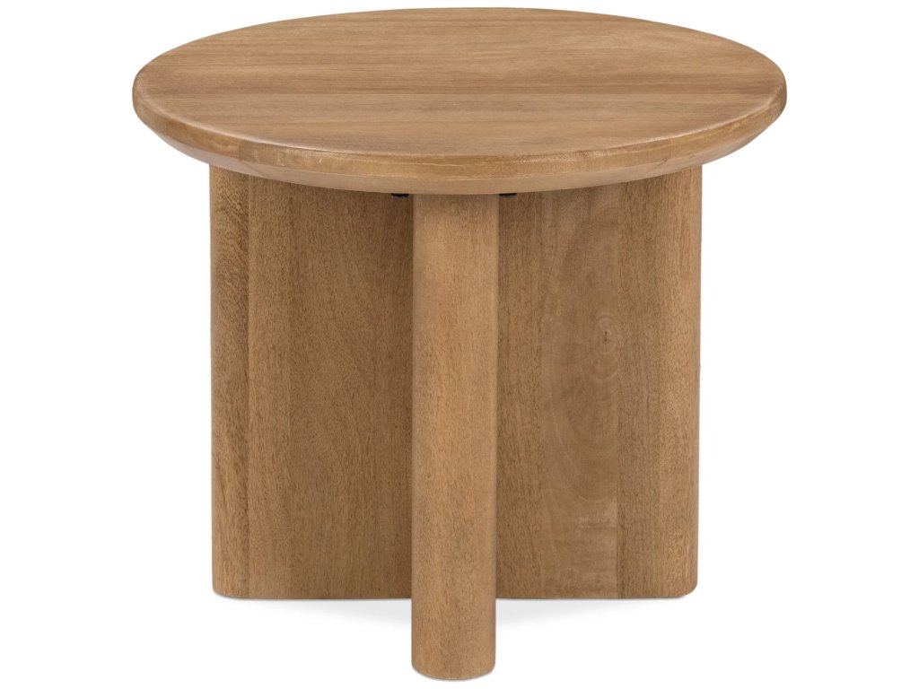 Montengo Round End Table - Natural Maple - main image
