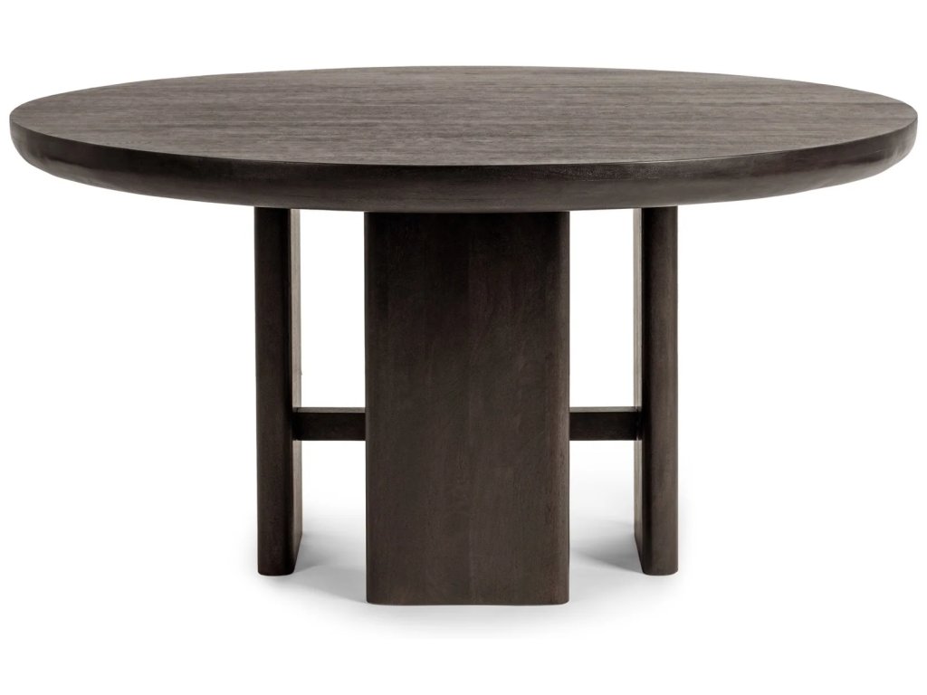 Celadon 60" Round Dining Table - Truffle Roast - image 4