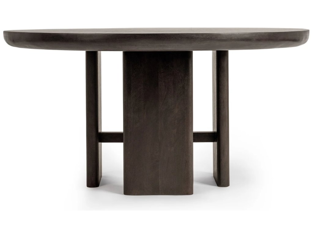 Celadon 60" Round Dining Table - Truffle Roast - image 1