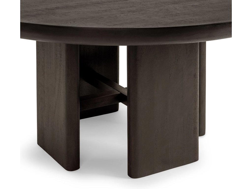 Celadon 60" Round Dining Table - Truffle Roast - image 2