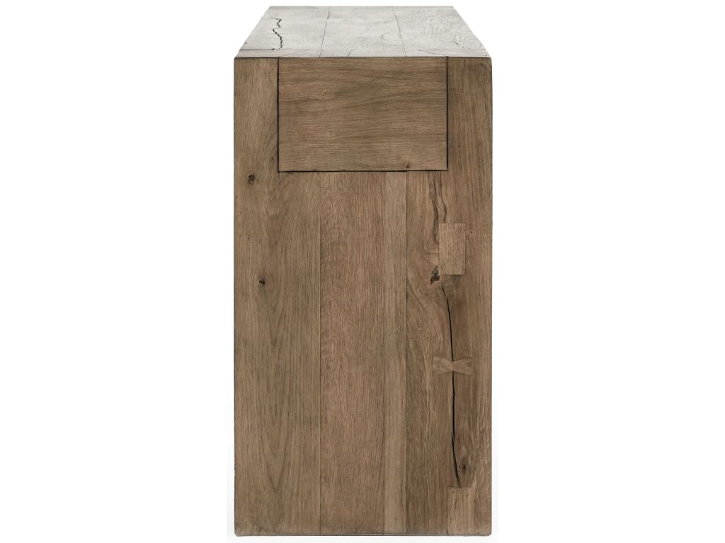 Bristol Solid Wood Rectangle Console Table - Cafe Brown - image 2