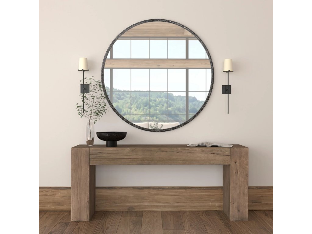 Bristol Solid Wood Rectangle Console Table - Cafe Brown - image 5