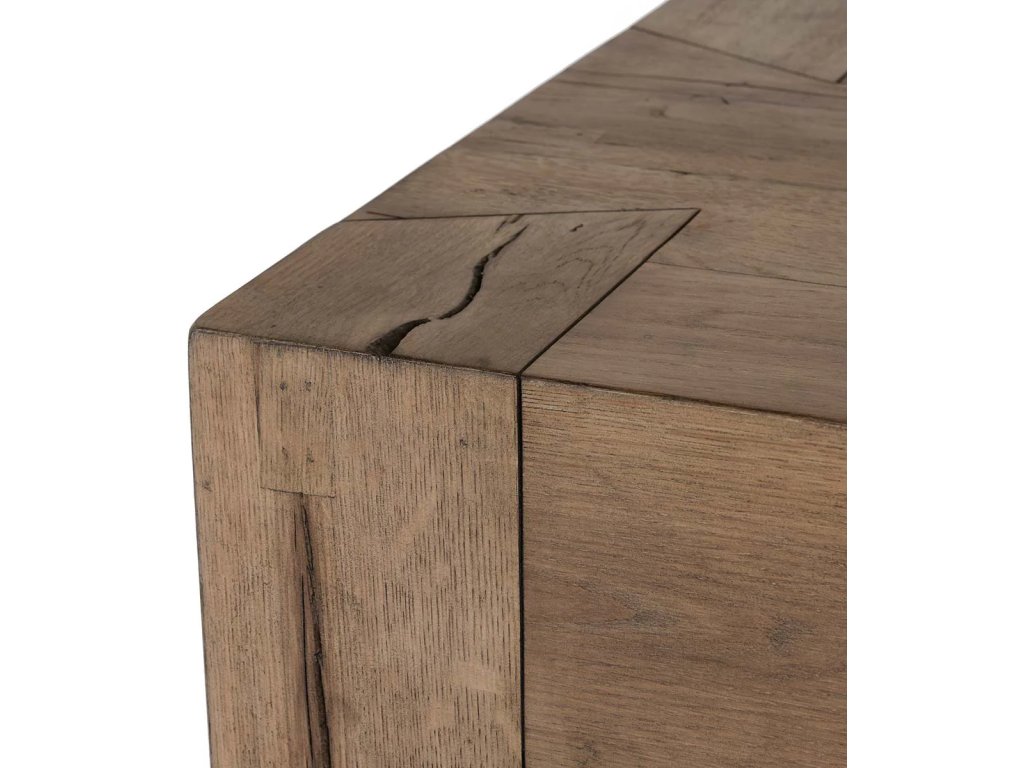 Bristol Solid Wood Square End Table - Cafe Brown - image 2