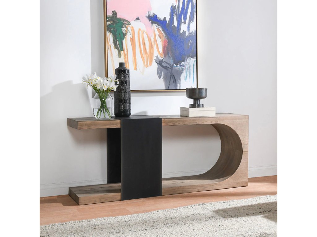 Danica Solid Wood Rectangle Console Table - image 6