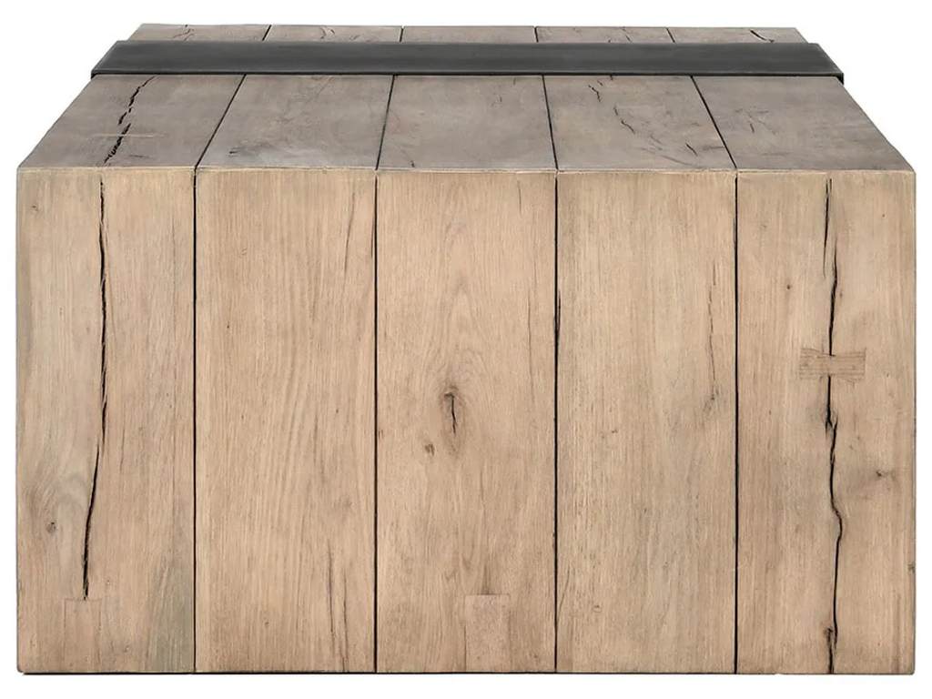 Danica Solid Wood Rectangle Coffee Table - image 1