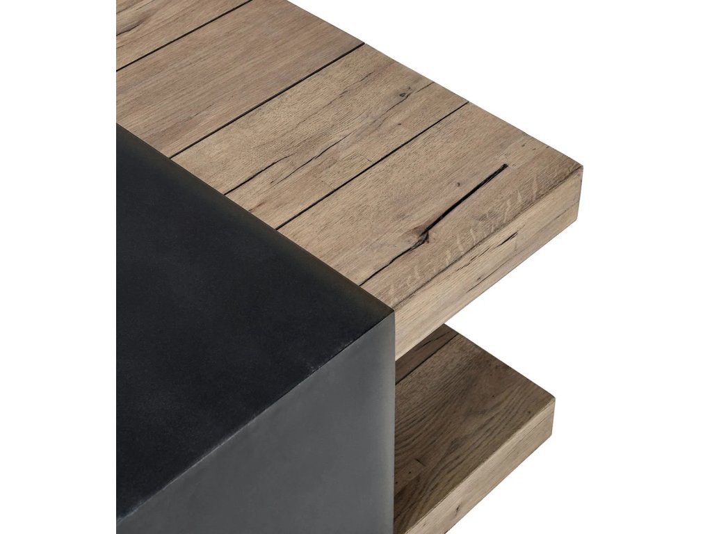 Danica Solid Wood Rectangle Coffee Table - image 4