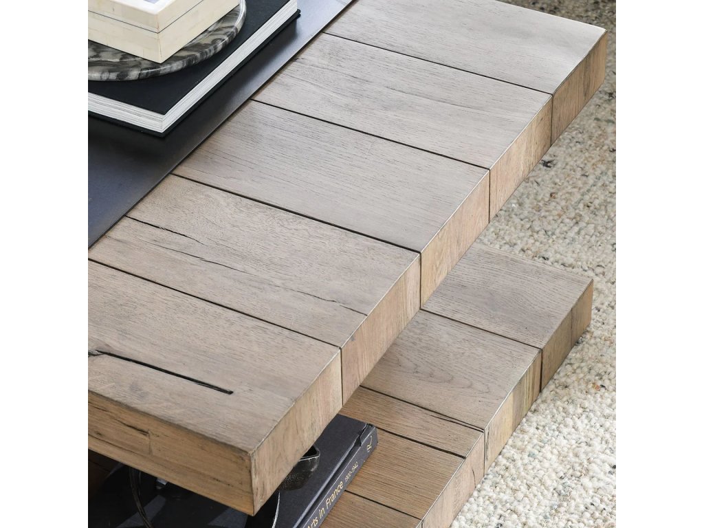 Danica Solid Wood Rectangle Coffee Table - image 7