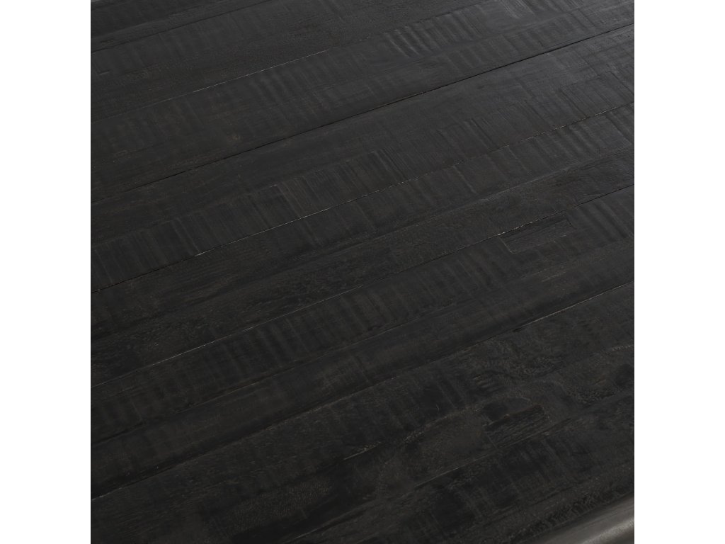 Larson Solid Wood Rectangle Dining Table - Carbon Black - image 3