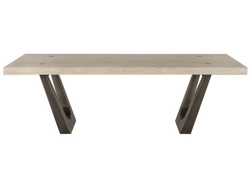 Kelso Solid Wood Rectangle Dining Table - White - main image
